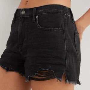 Aerie Daydream Denim Short Black Medium